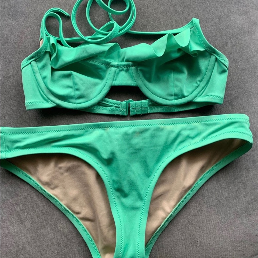 J. Crew green bikini